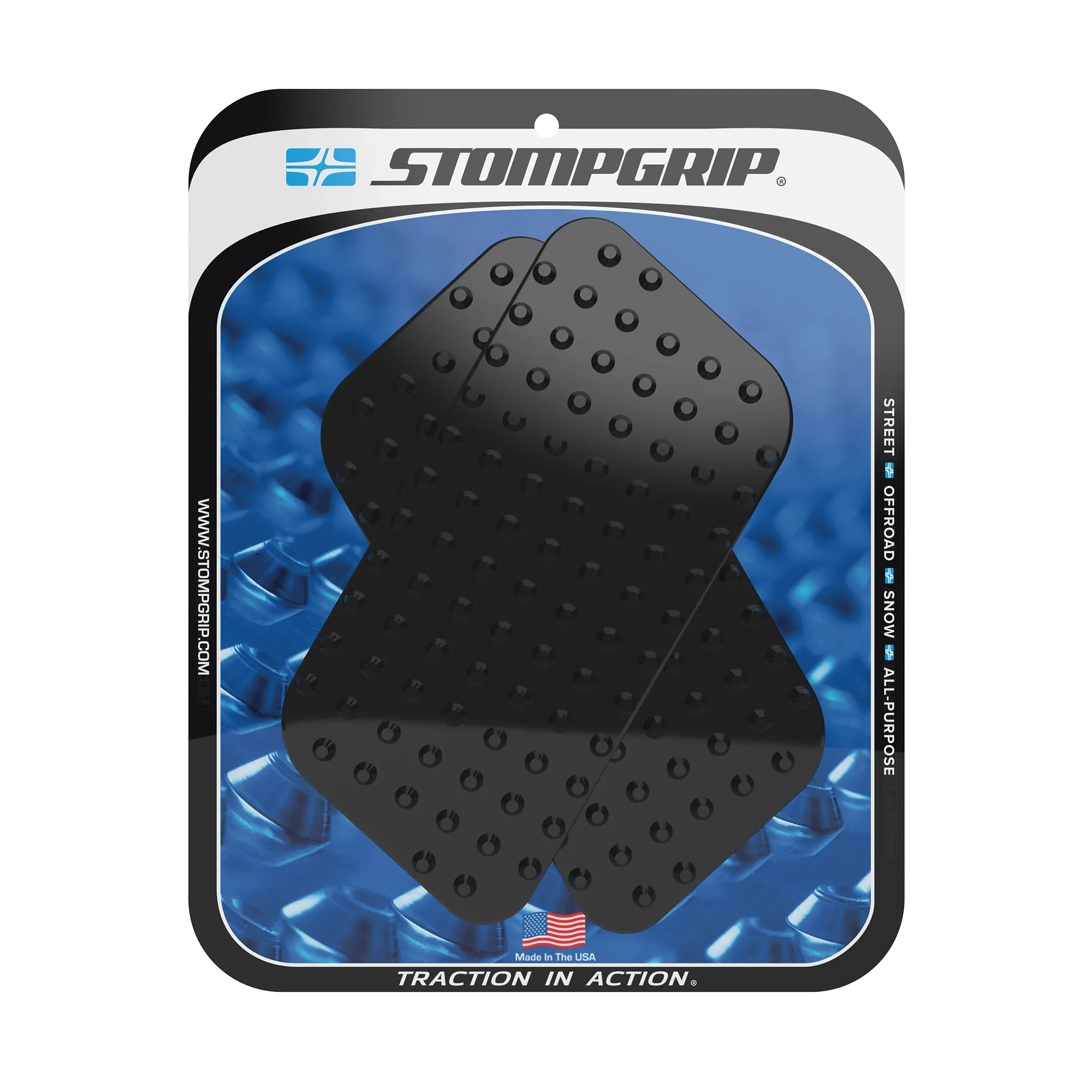 Stompgrip - Universal Street Bike: Quadrilateral Tank Grips (0005)