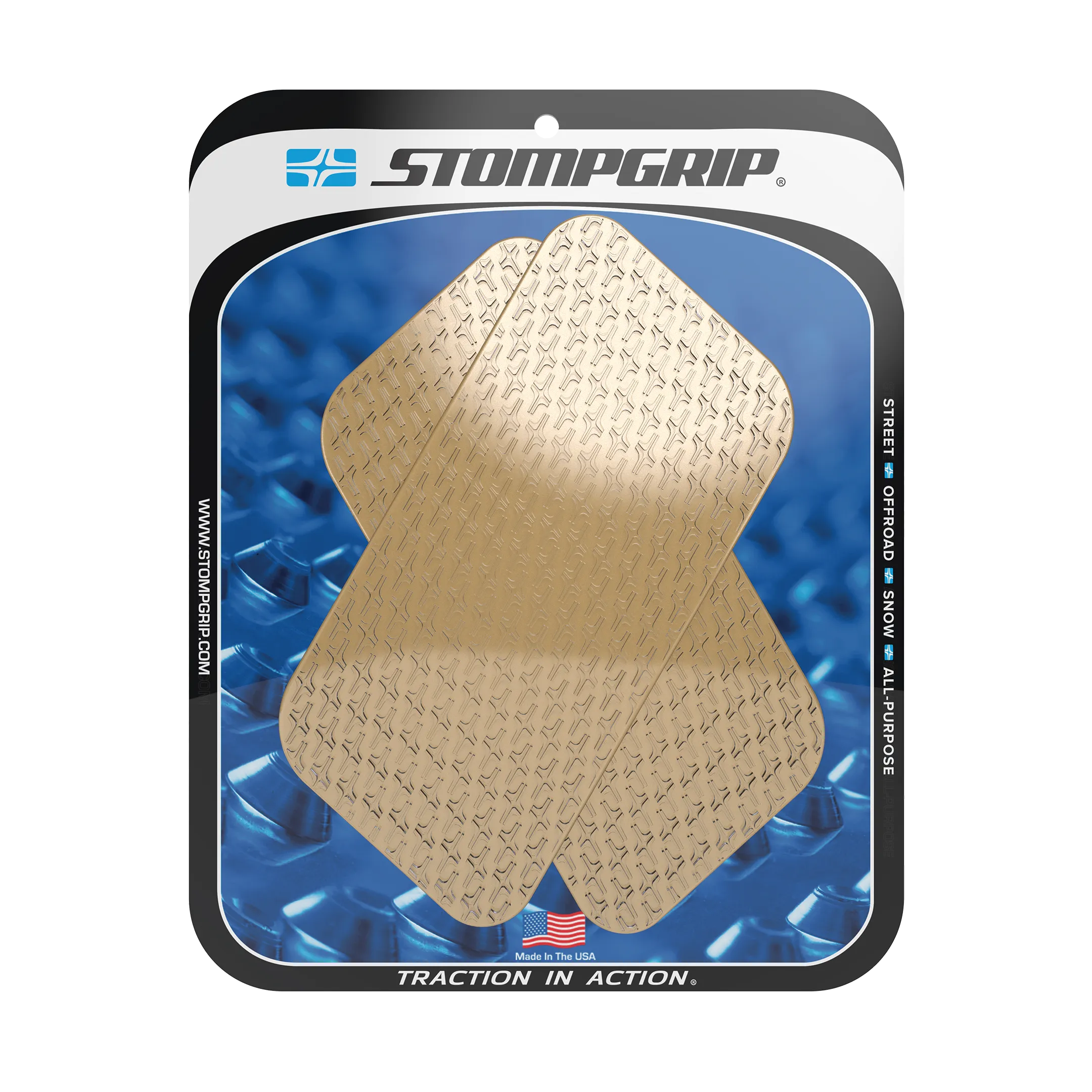 Stompgrip - Universal Street Bike: Quadrilateral Tank Grips (0005)