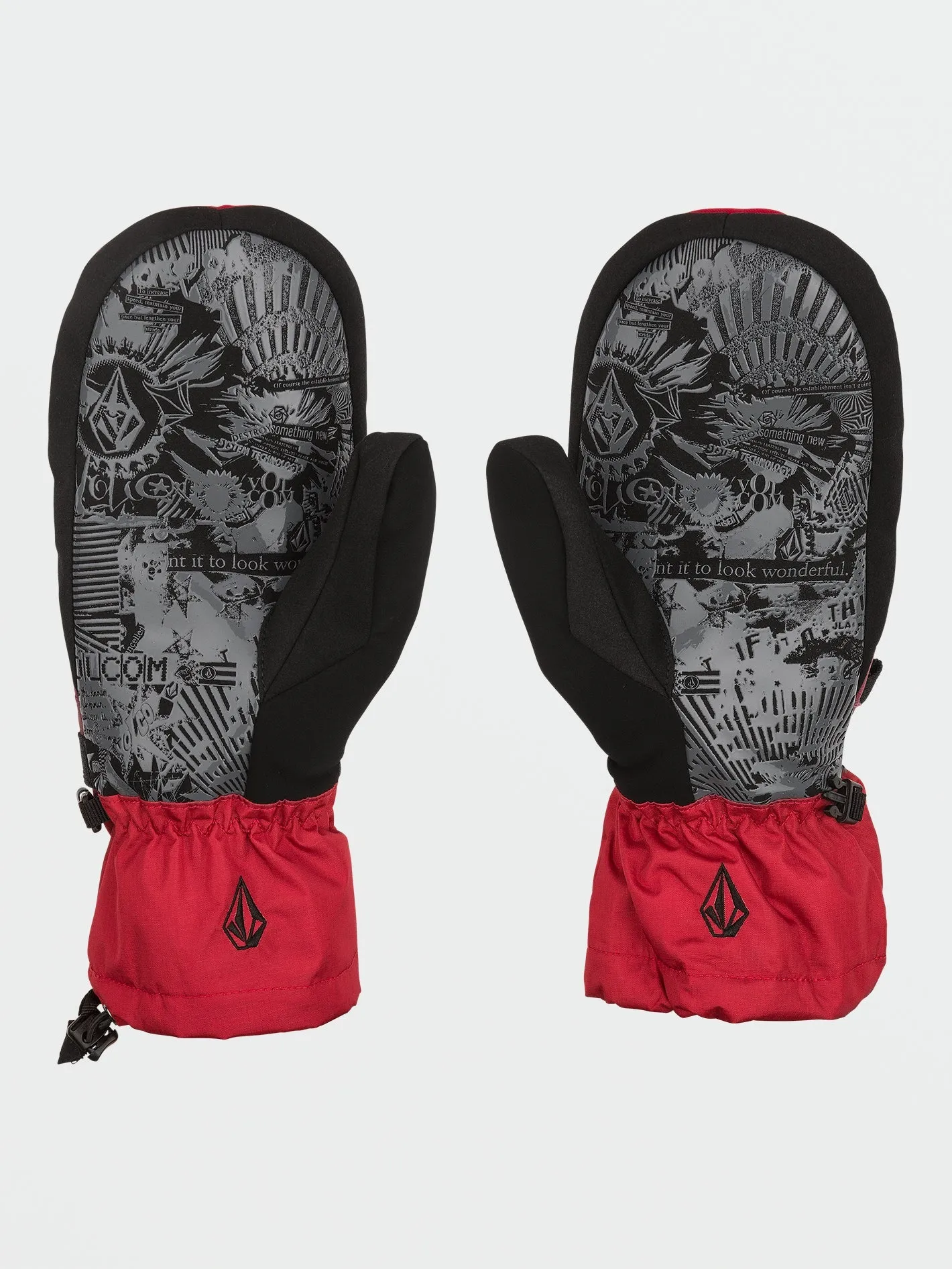 Stone Brighton Mittens - Red