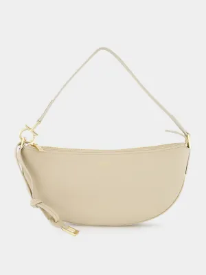 Stone Hammered Calfskin Hobo Bag