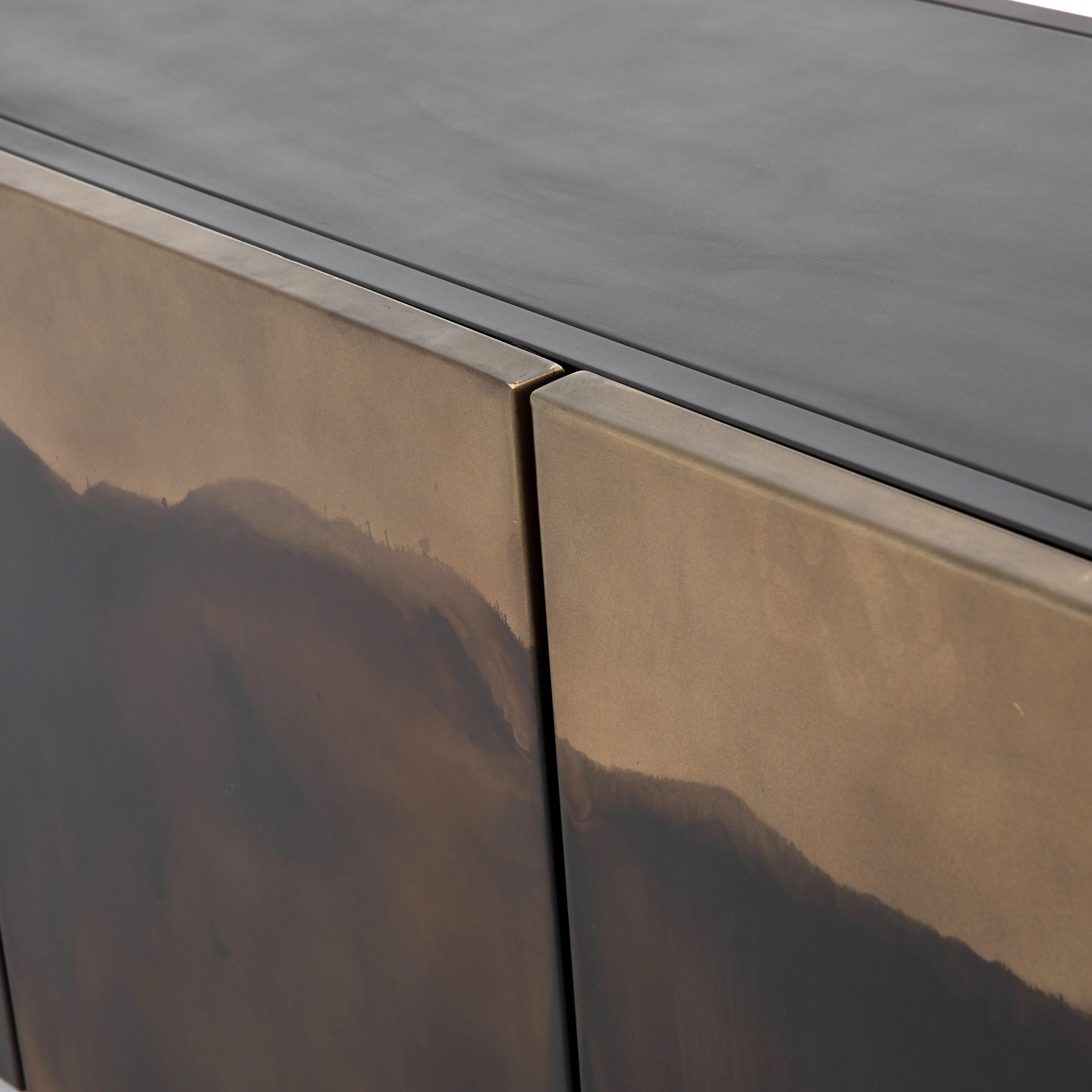 Stormy Media Console-Aged Brown