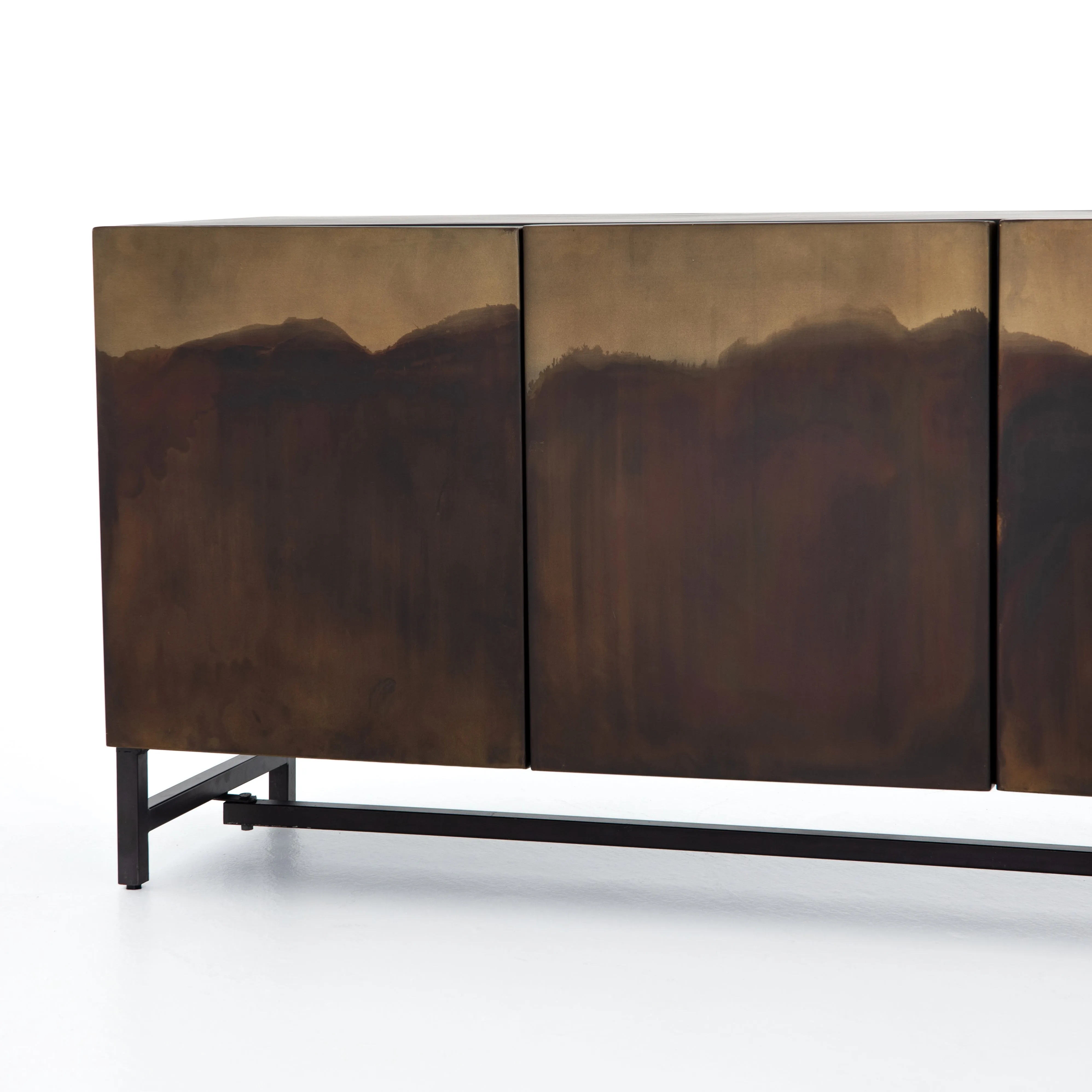 Stormy Media Console-Aged Brown