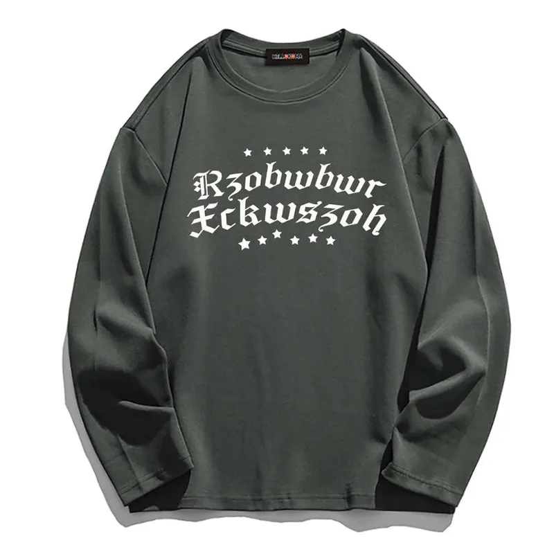 Street Christian Pattern Graphic Sweatshirt