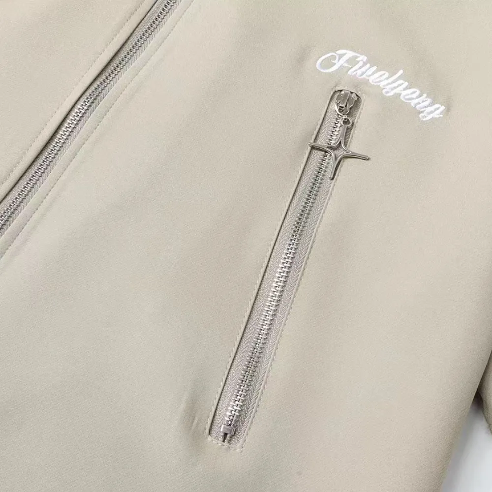 Street Plain Zip-Up Shirt