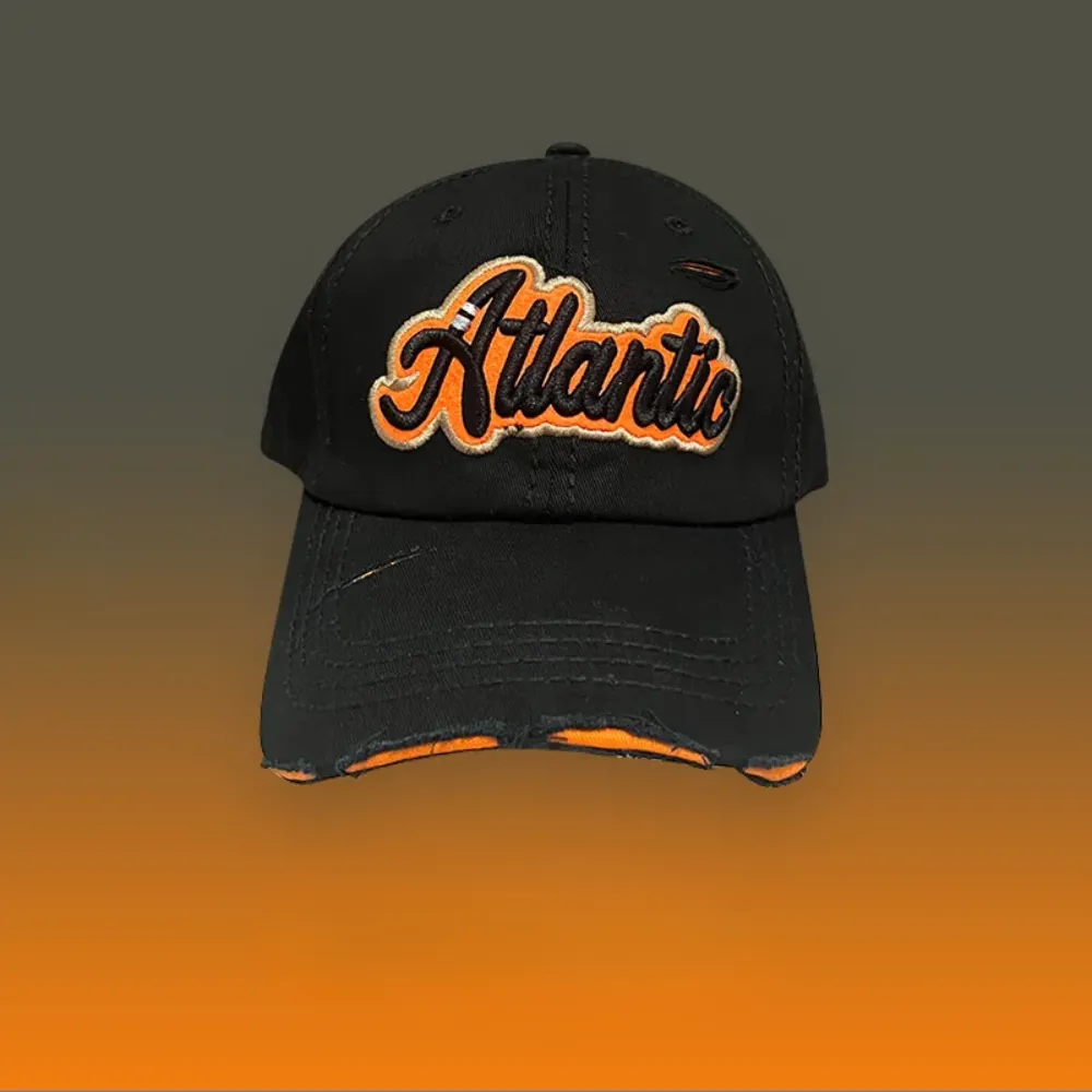 Street  Ripped Denim Embroidered Hat