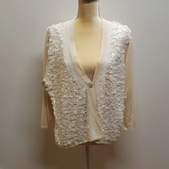 SZ16  Boden limited edition sequin cardigan C13