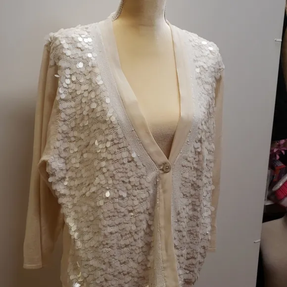 SZ16  Boden limited edition sequin cardigan C13