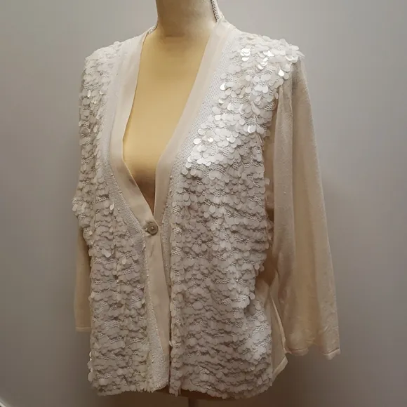 SZ16  Boden limited edition sequin cardigan C13