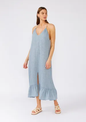 Tan Lines Halter Dress