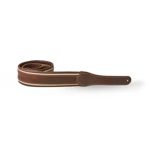 Taylor Century 2.5Inch Guitar Strap, Cordovan/Cream/Cordovan Leather