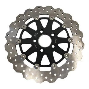 TC Bros. 12.6in (Oversized) Profile™ Rear Floating Brake rotor for 84-up Harley Models