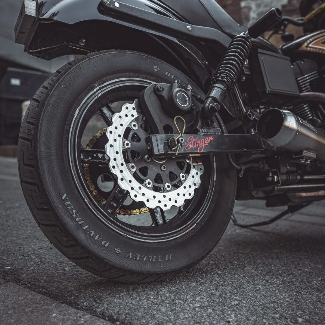 TC Bros. 12.6in (Oversized) Profile™ Rear Floating Brake rotor for 84-up Harley Models