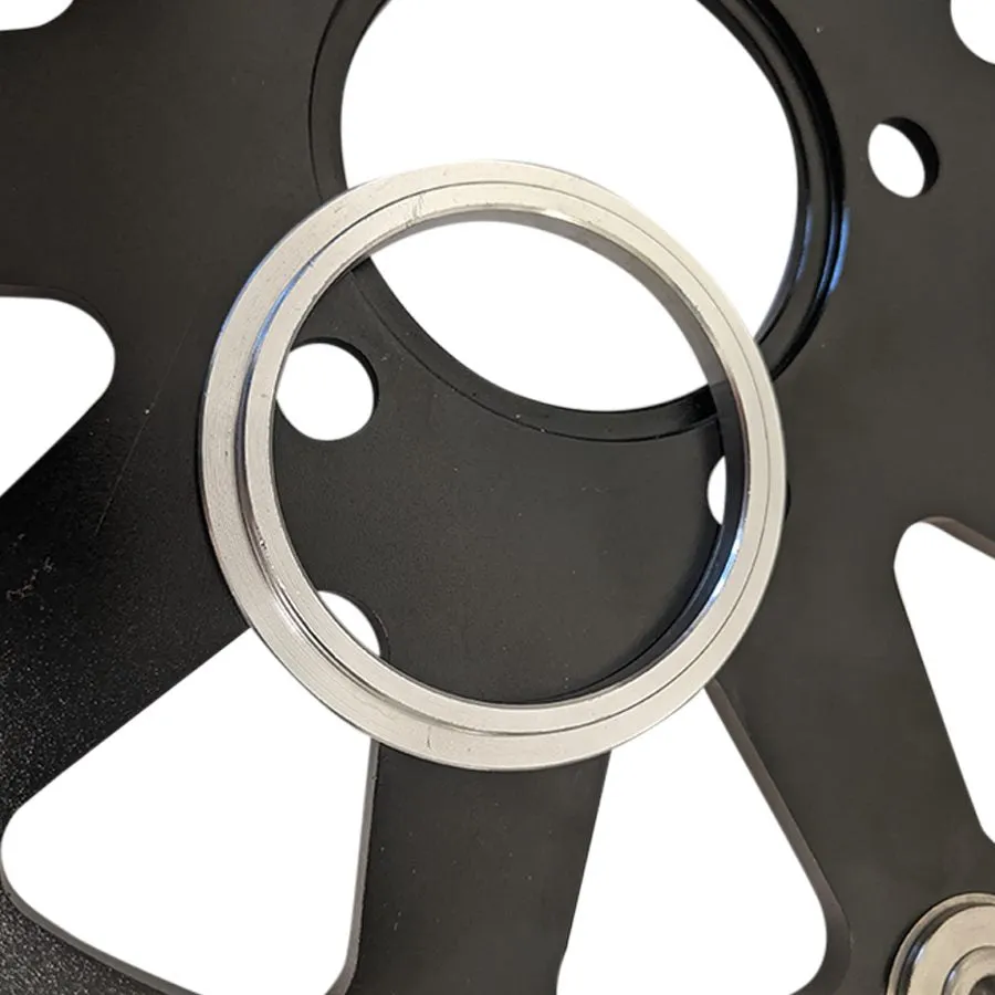 TC Bros. 12.6in (Oversized) Profile™ Rear Floating Brake rotor for 84-up Harley Models