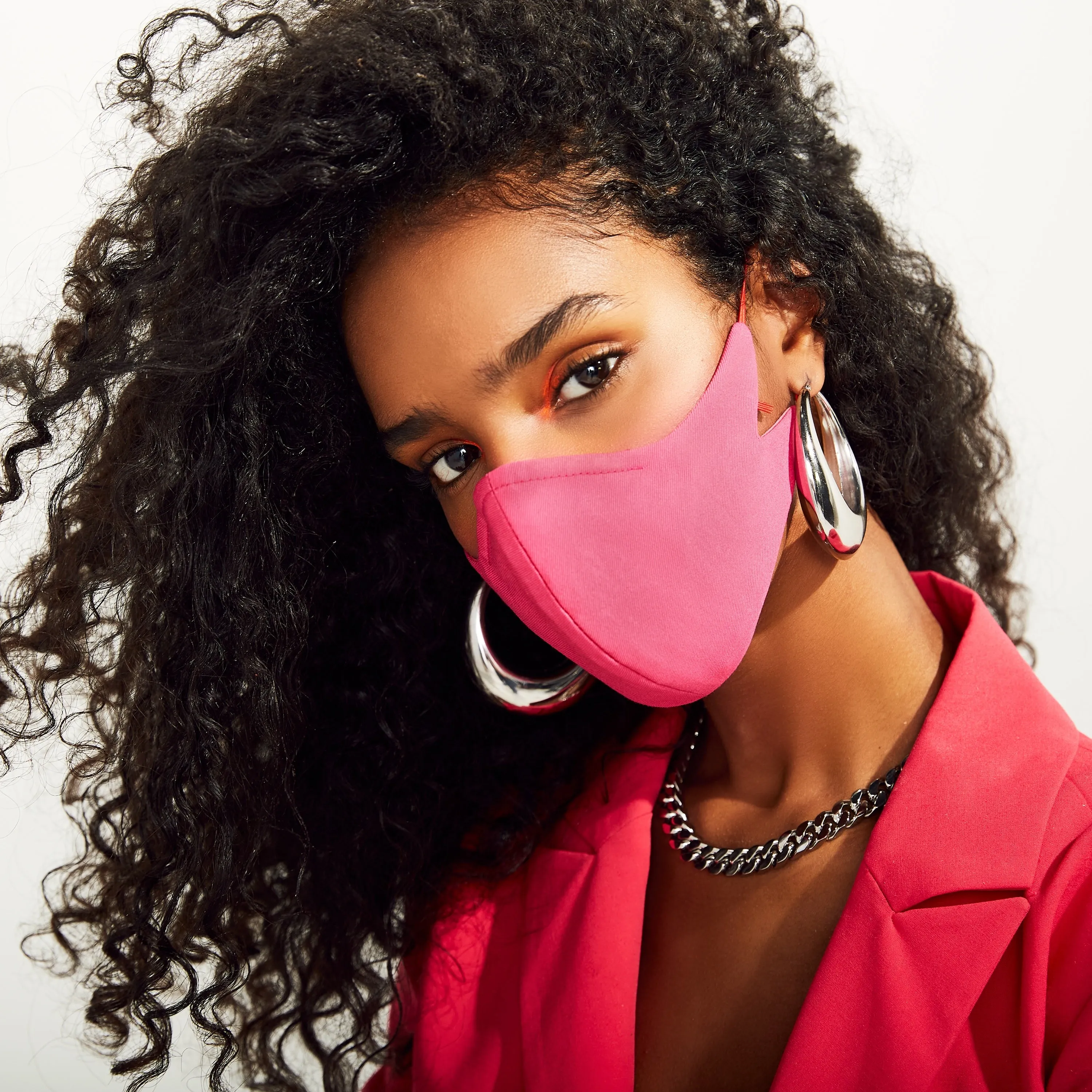 The Tina Cotton Twill in Pink (Mask Only)
