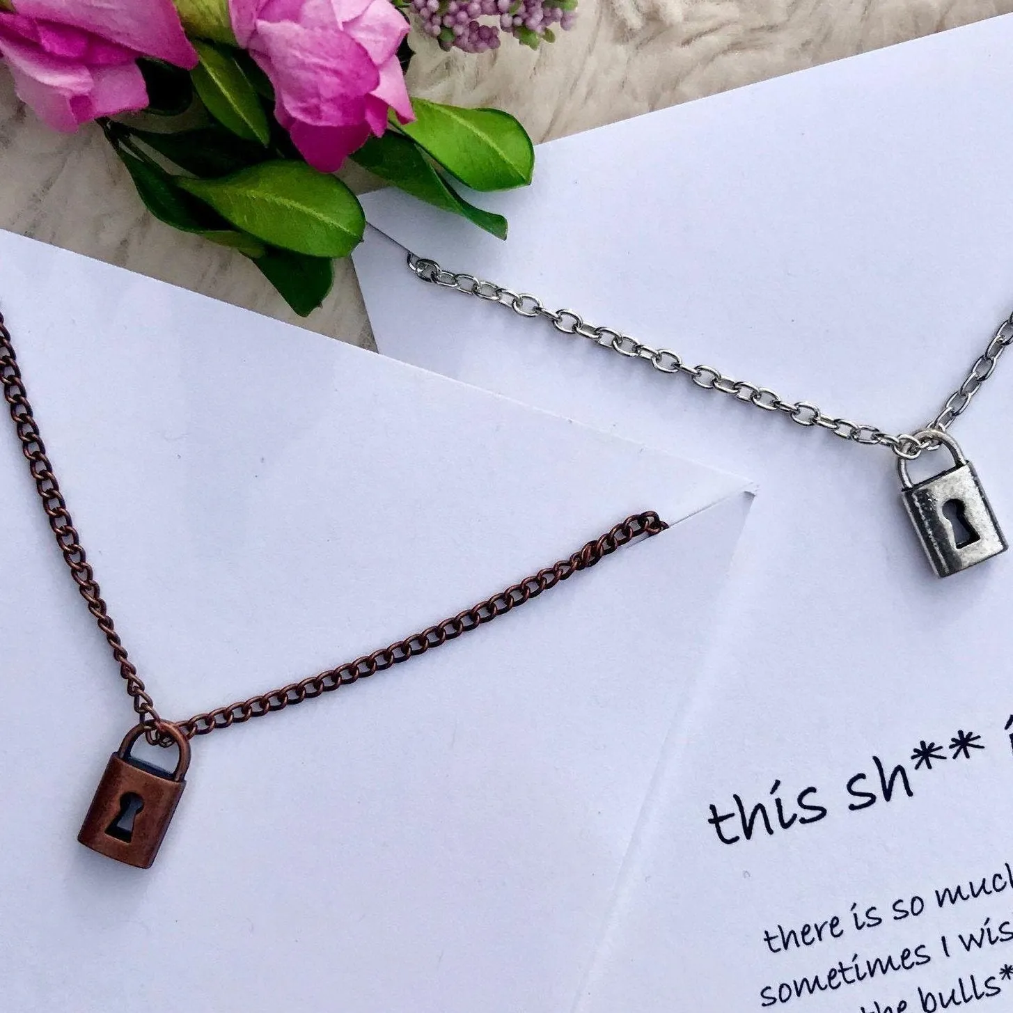 This Sh** is Crazy - Lock Necklace -Hilarious Necklace Gift Idea