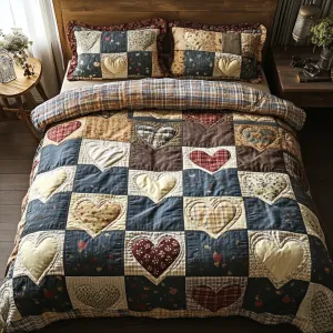 Timeless Love 3-Piece Quilted Bedding Set NCU0NVH153