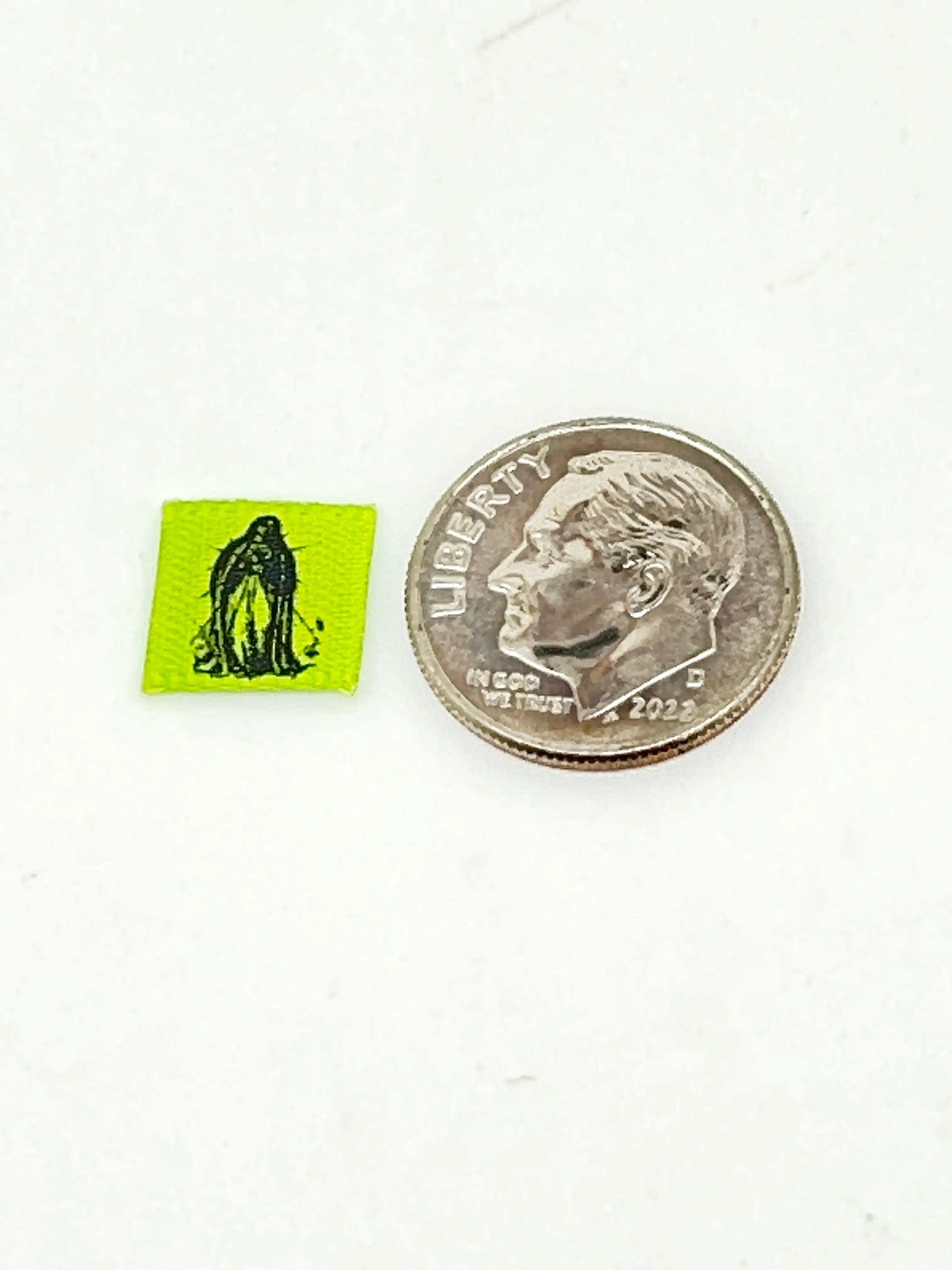 Tiny Micro Green Scapular 10mm