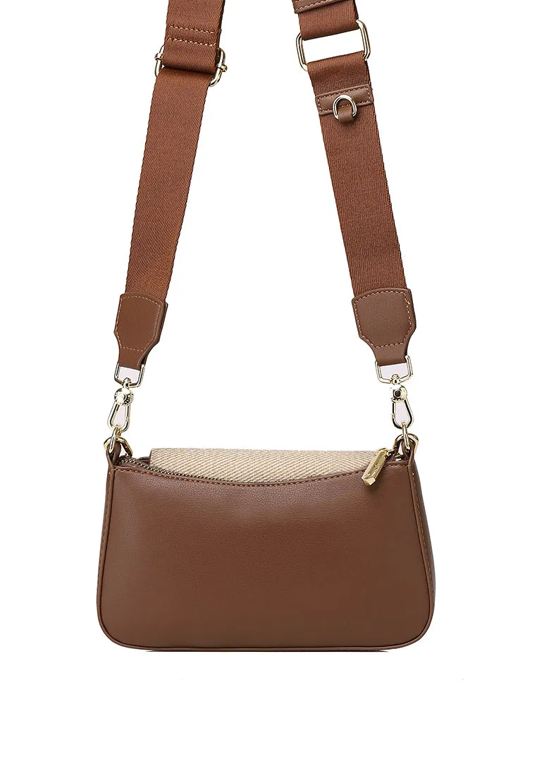 Toast 'N' More Multi-Crossbody (Brown)
