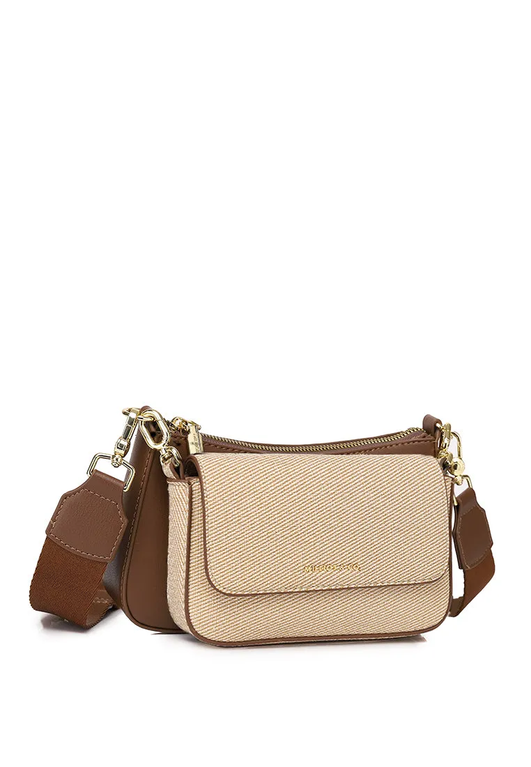 Toast 'N' More Multi-Crossbody (Brown)