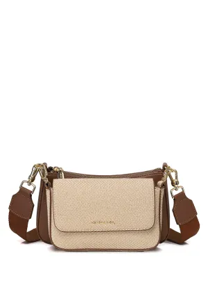 Toast 'N' More Multi-Crossbody (Brown)