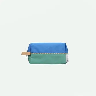 TOILETRY BAG - RADAR BLUE & AQUATIC GREEN