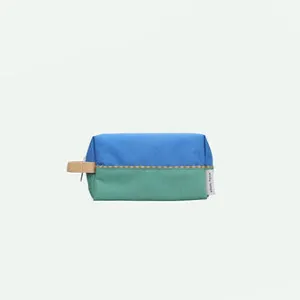 TOILETRY BAG - RADAR BLUE & AQUATIC GREEN