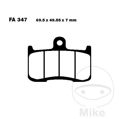 Triumph Street Triple 675R Brake Pads - EBC Brakes