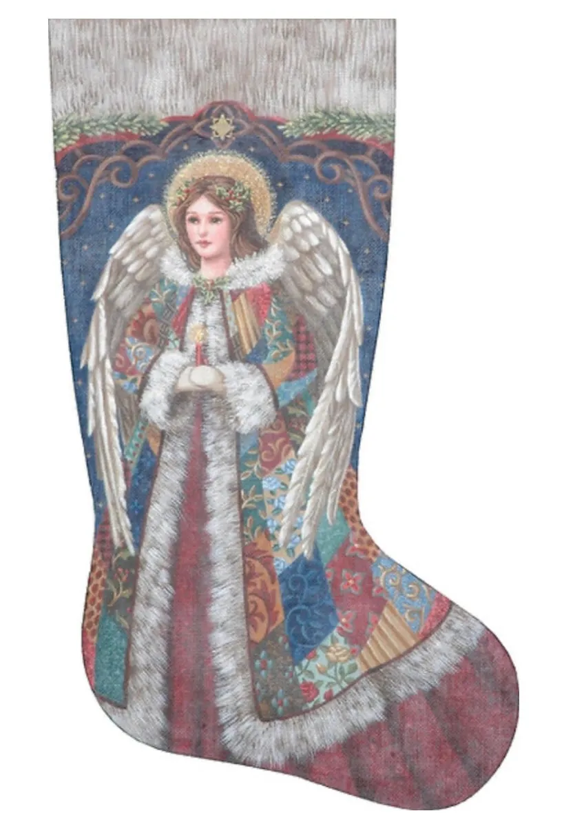 TTAXS403: Patchwork Angel, stocking  #18