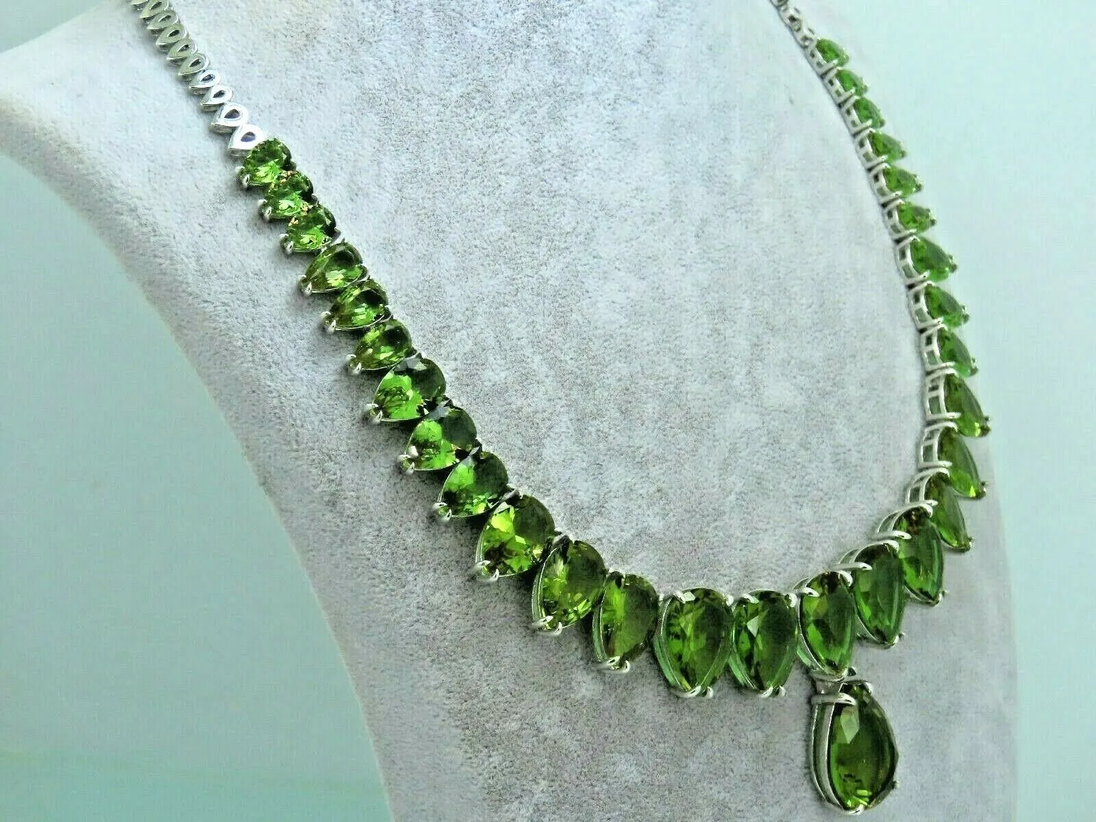 Turkish Handmade Jewelry 925 Sterling Silver Alexandrite Stone Drop Design Women Necklace