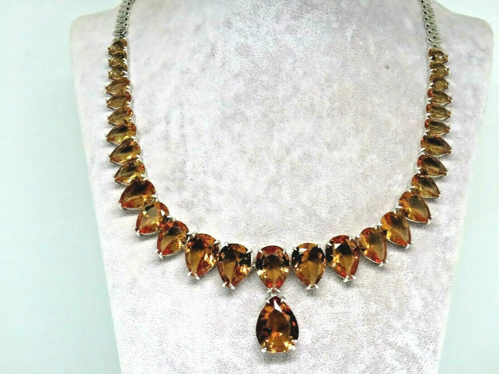Turkish Handmade Jewelry 925 Sterling Silver Alexandrite Stone Drop Design Women Necklace