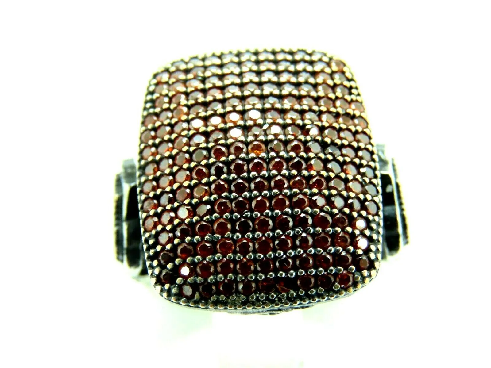 Turkish Handmade Jewelry 925 Sterling Silver Ruby Stone Mens Rings