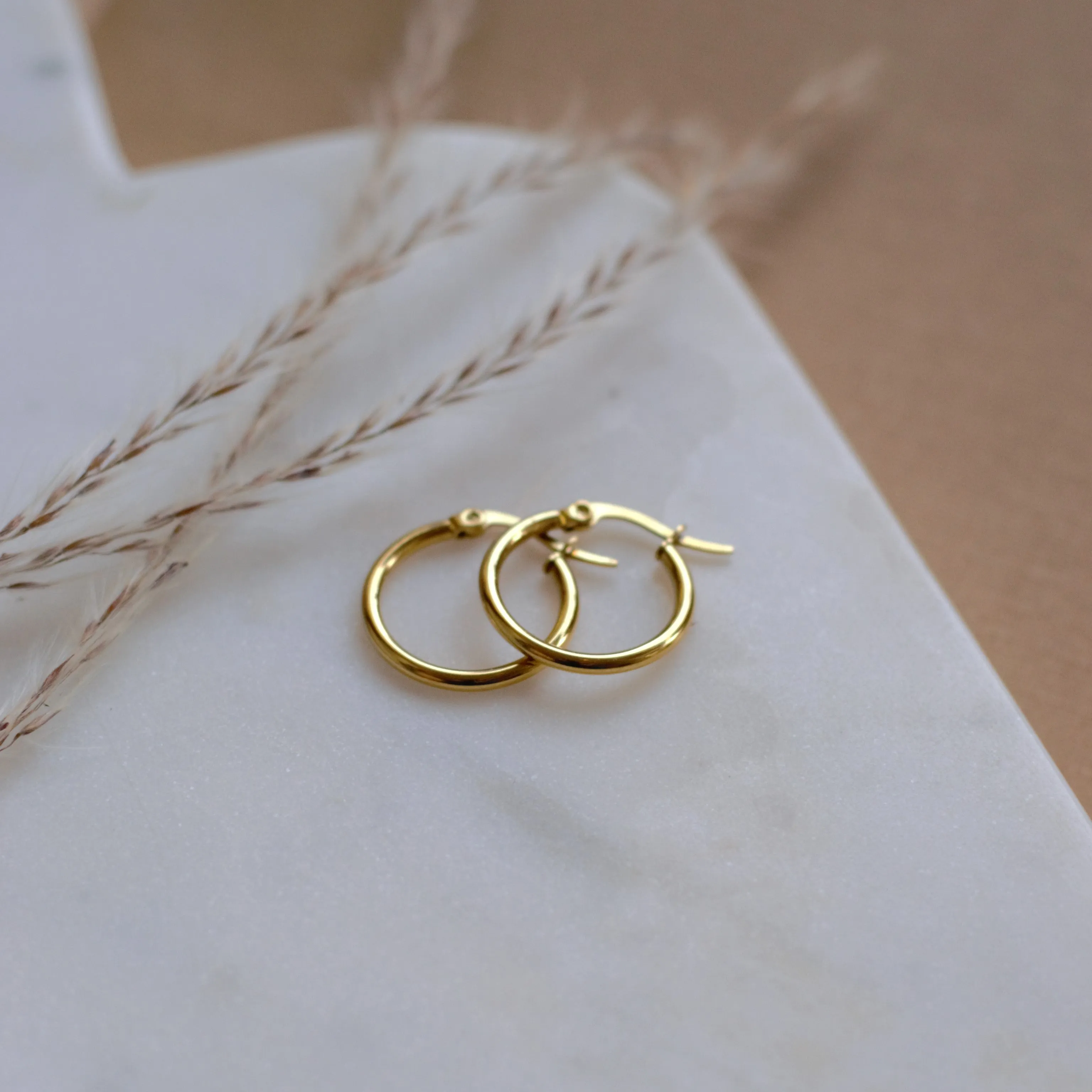 UBNY Collection | Gold Hoop Earrings, 20mm
