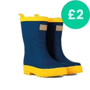 UK 6 Navy Wellies - Retired