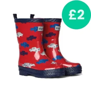 UK 6 Red Truck Wellies - Retired