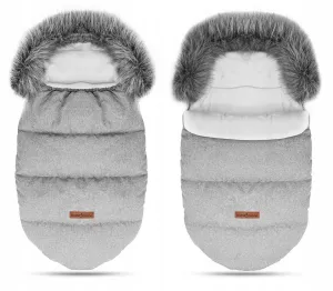 Universal Footmuff Husky Babymam Light Grey/ Grey