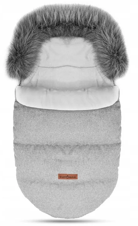 Universal Footmuff Husky Babymam Light Grey/ Grey