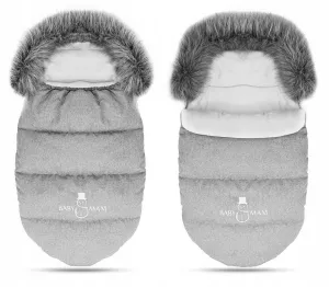 Universal Footmuff Husky Snowman Light Grey/ Grey