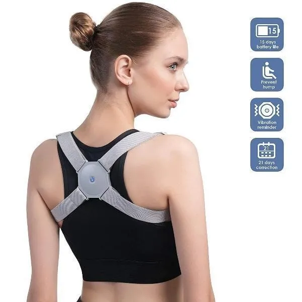 Universal Posture Corrector with Intelligent Sensor Vibration for Kids & Adults