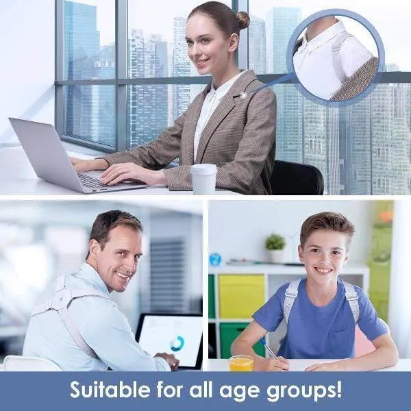 Universal Posture Corrector with Intelligent Sensor Vibration for Kids & Adults