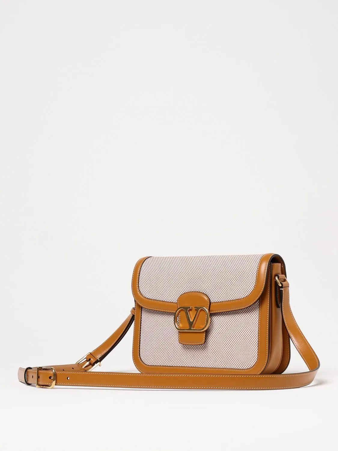 Valentino Garavani Crossbody Bags Woman Yellow Cream