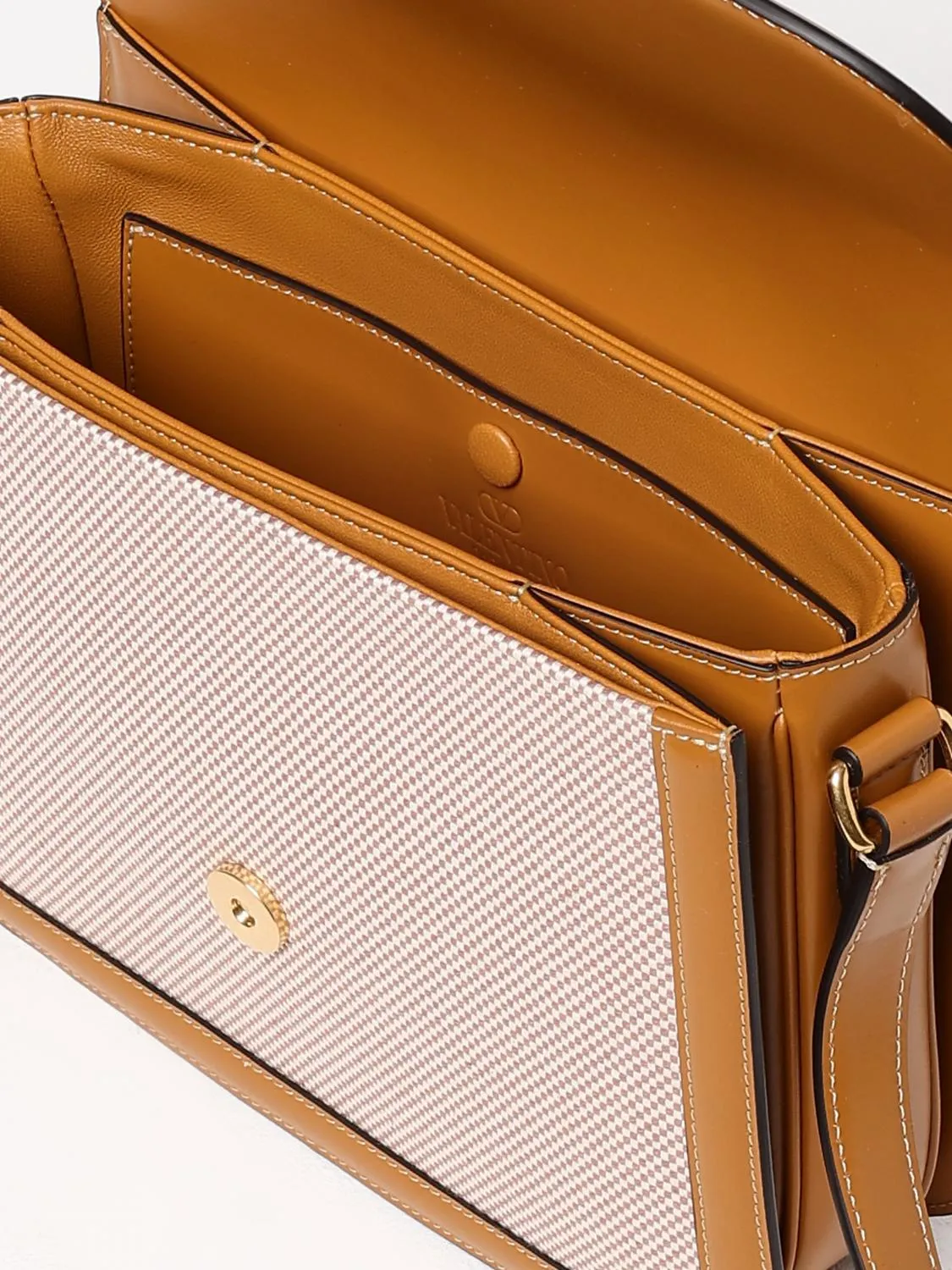 Valentino Garavani Crossbody Bags Woman Yellow Cream