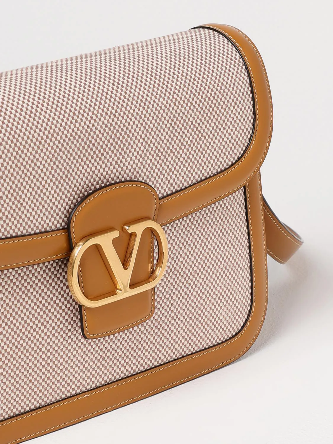 Valentino Garavani Crossbody Bags Woman Yellow Cream