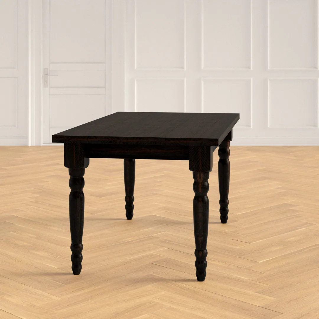 Valerie Dining Table Grain Wood Furniture Color: Barnwood