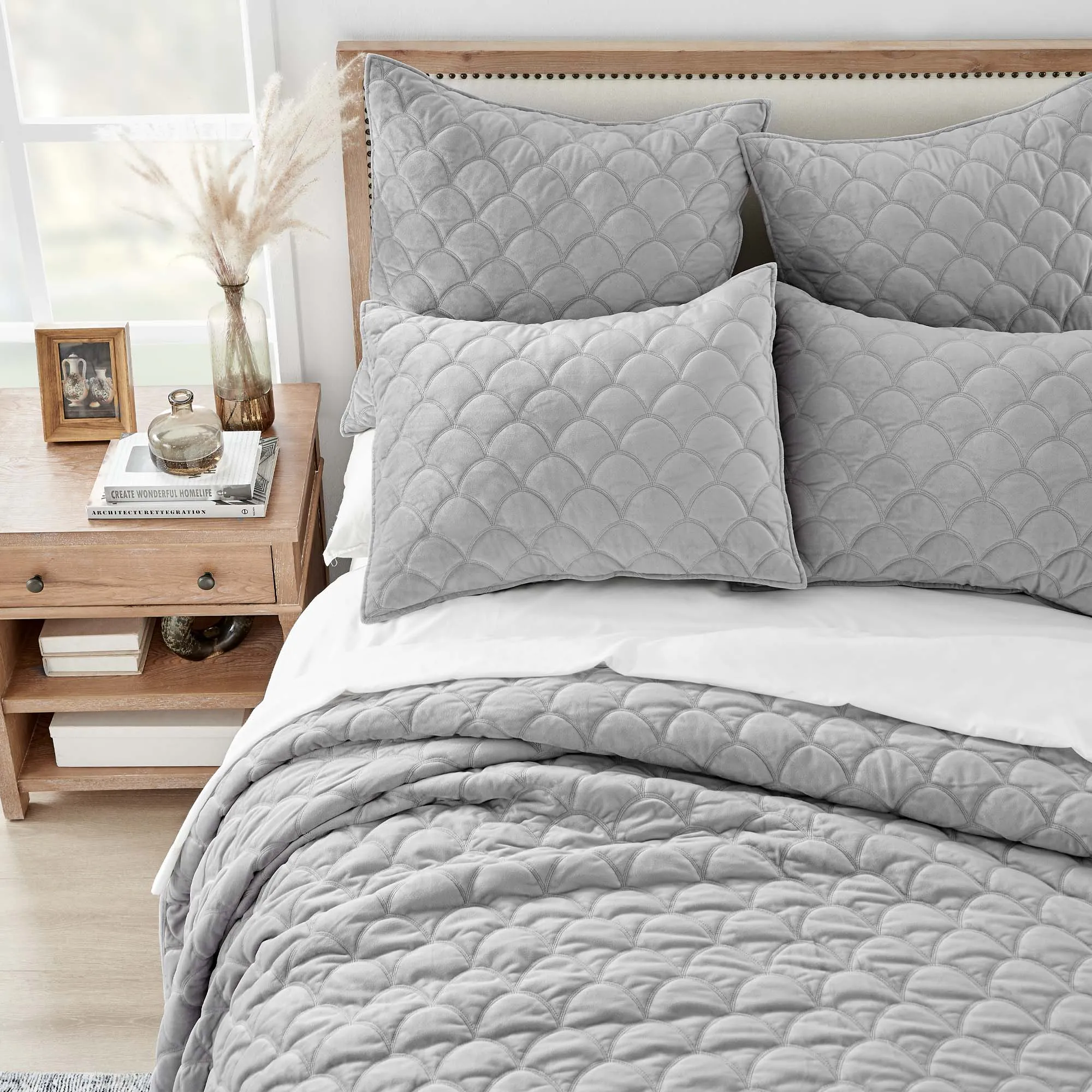 Velvet Euro Sham set of 2