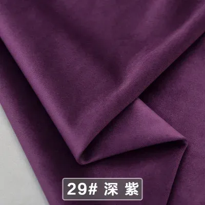 Velvet Fabric Conference on Thick Black Background Cloth Decorated Tablecloth Curtain Fabric DIY Accessories Gold Red 50*146cm