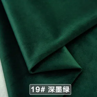 Velvet Fabric Conference on Thick Black Background Cloth Decorated Tablecloth Curtain Fabric DIY Accessories Gold Red 50*146cm