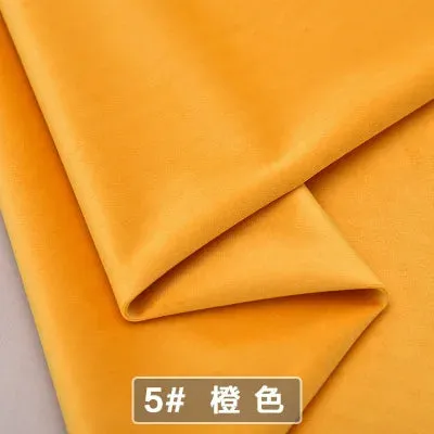 Velvet Fabric Conference on Thick Black Background Cloth Decorated Tablecloth Curtain Fabric DIY Accessories Gold Red 50*146cm