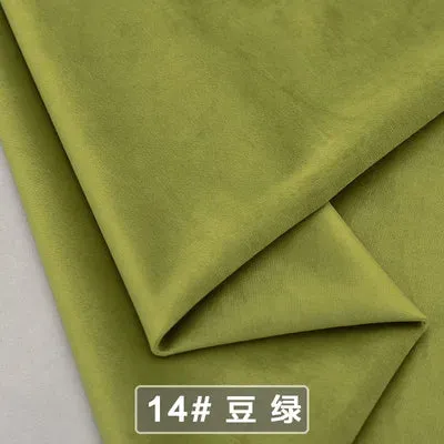 Velvet Fabric Conference on Thick Black Background Cloth Decorated Tablecloth Curtain Fabric DIY Accessories Gold Red 50*146cm