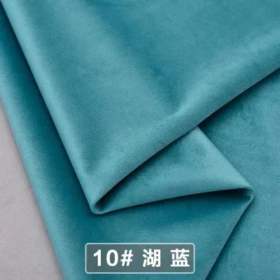 Velvet Fabric Conference on Thick Black Background Cloth Decorated Tablecloth Curtain Fabric DIY Accessories Gold Red 50*146cm