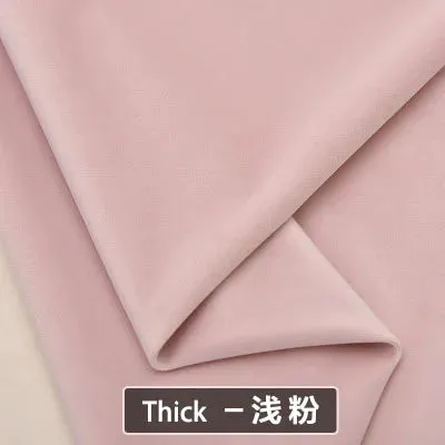 Velvet Fabric Conference on Thick Black Background Cloth Decorated Tablecloth Curtain Fabric DIY Accessories Gold Red 50*146cm